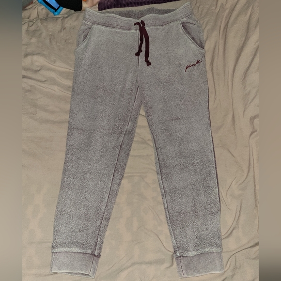 Vs pink cozy jogger sweatpants, women's large. NWOT. - Picture 6 of 9
